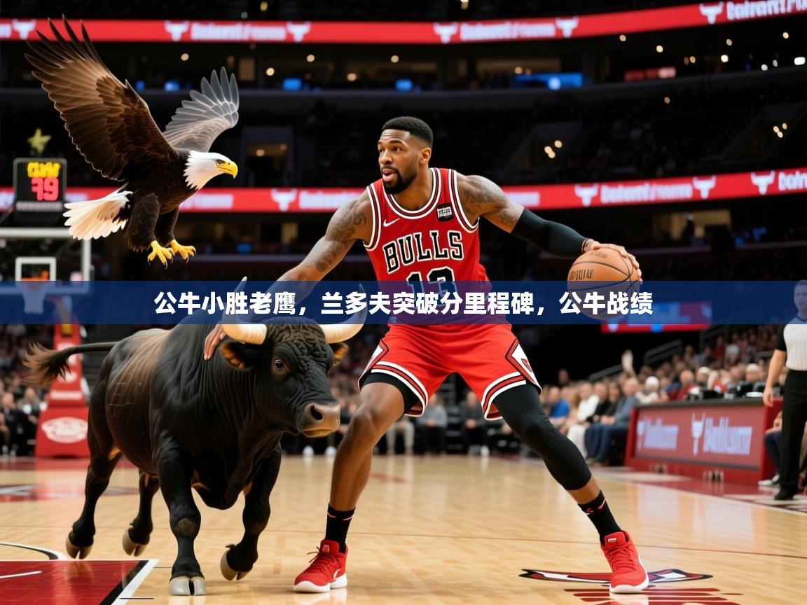 公牛小胜老鹰,兰多夫突破分里程碑,公牛战绩 第2张