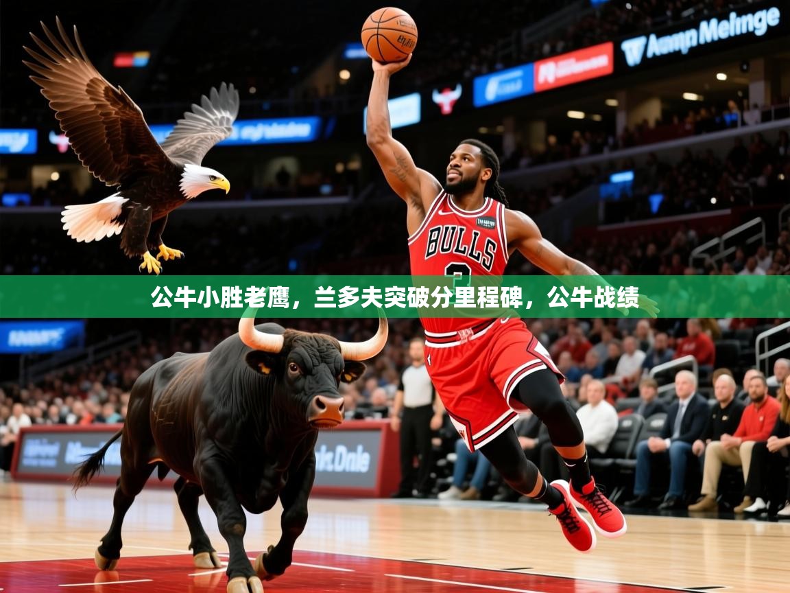 公牛小胜老鹰,兰多夫突破分里程碑,公牛战绩 第3张